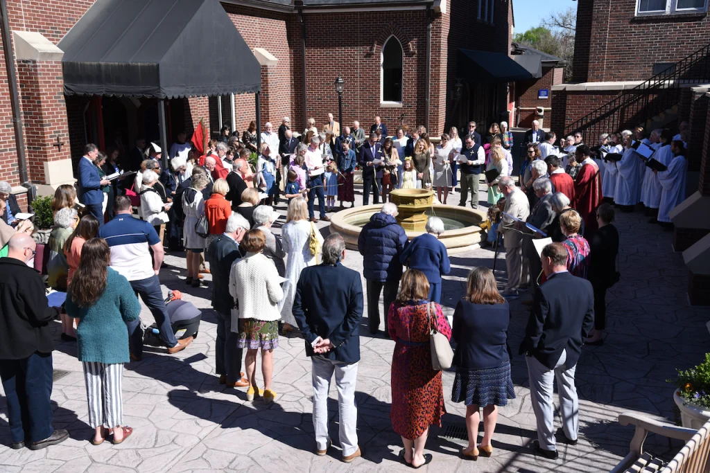 Palm Sunday and Meditation Garden Dedication